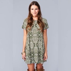 Show Me Your Mumu Women's Em Mini Dress in Olive You Spandy XS